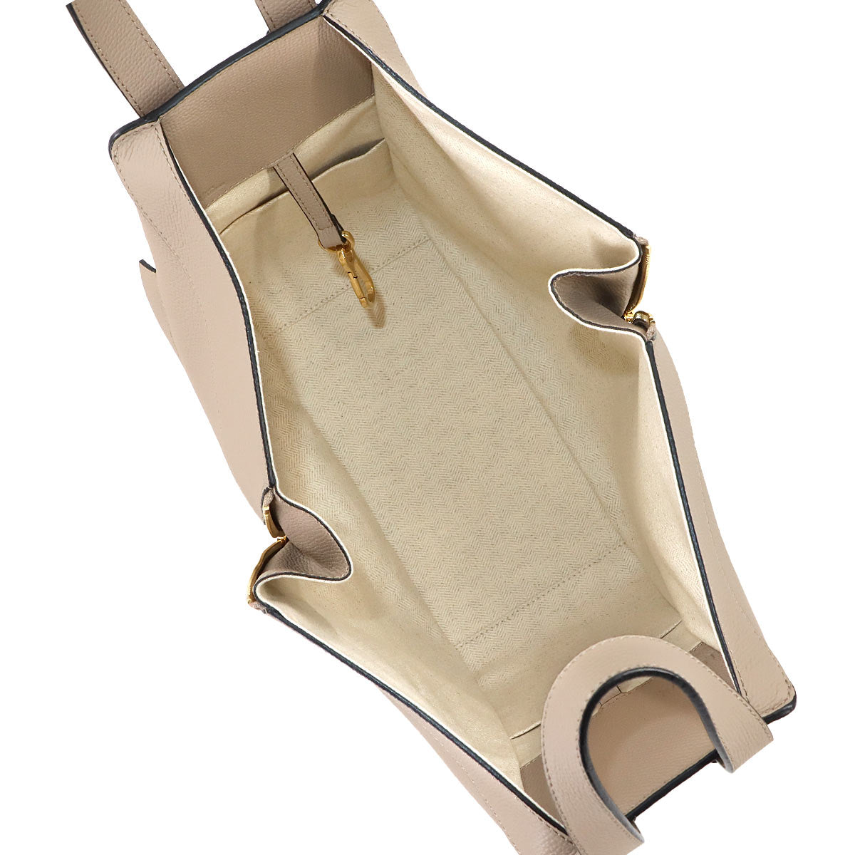 Hammock Small Hand Shoulder Bag Leather Sand Purse Beige