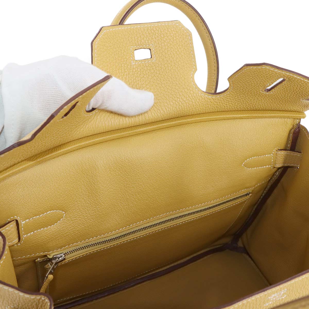 Birkin 30 Veau Togo Curry Hand Bag Purse