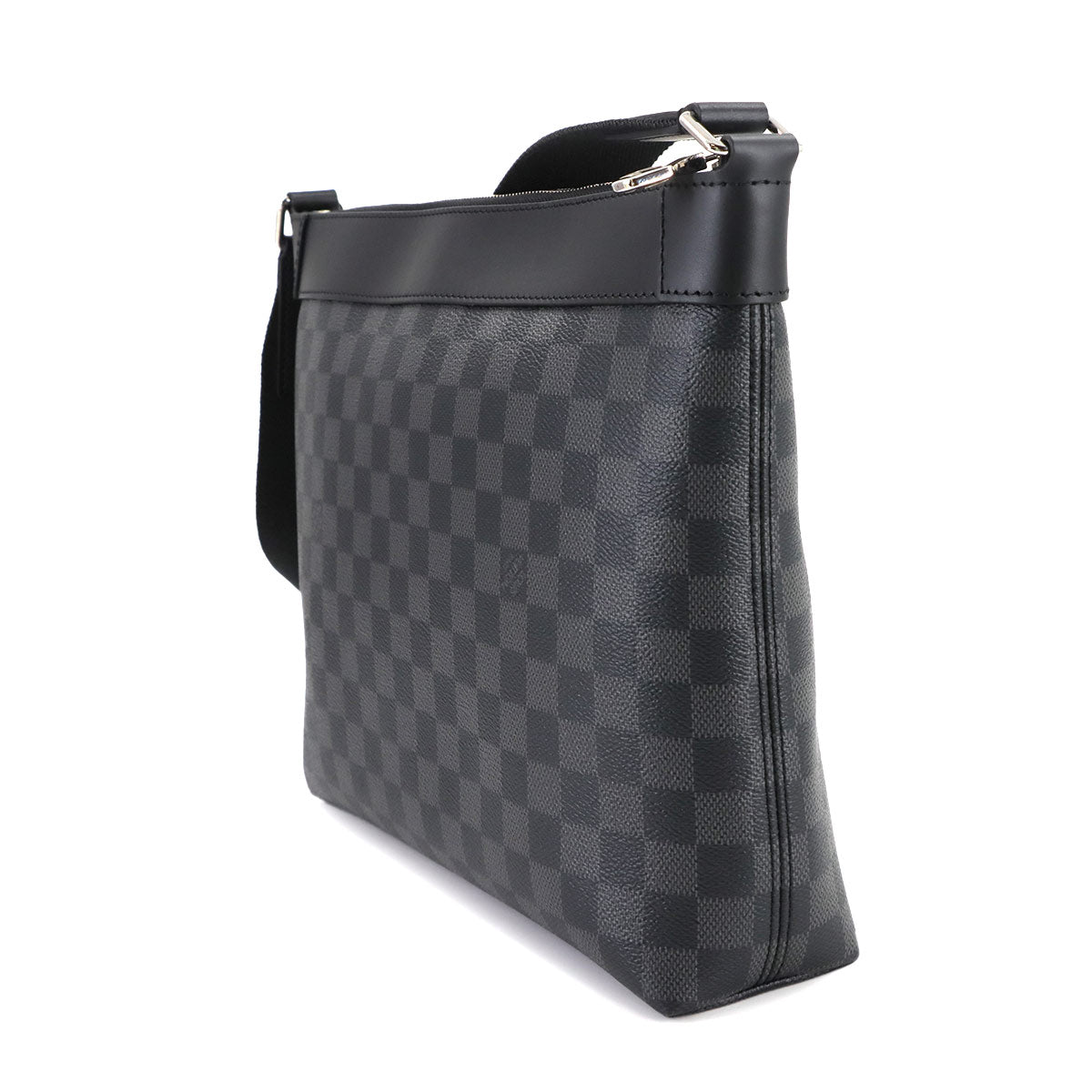 Damier Graphite Mick PM NM Shoulder Bag Black Grey N40003