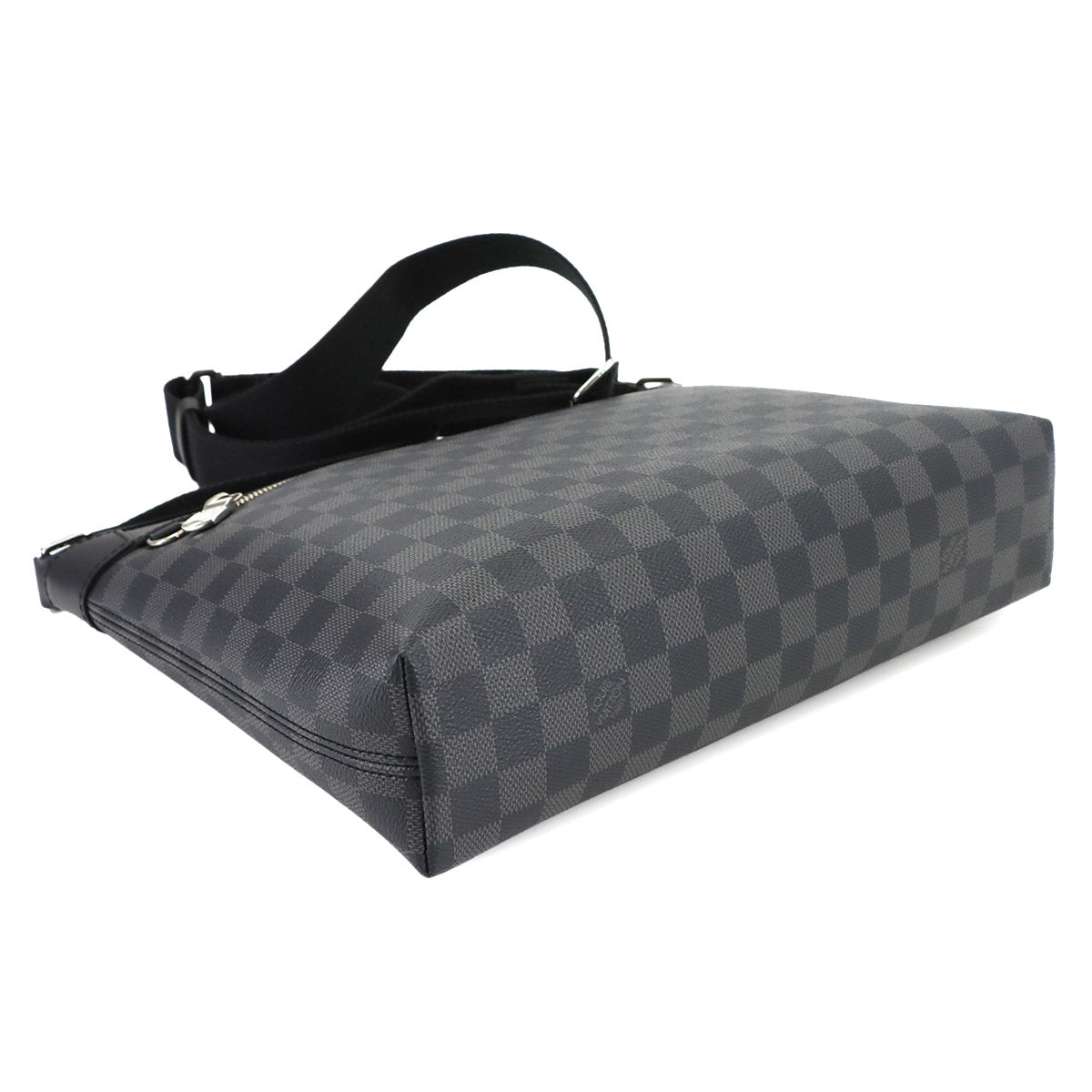 Damier Graphite Mick PM NM Shoulder Bag Black Grey N40003