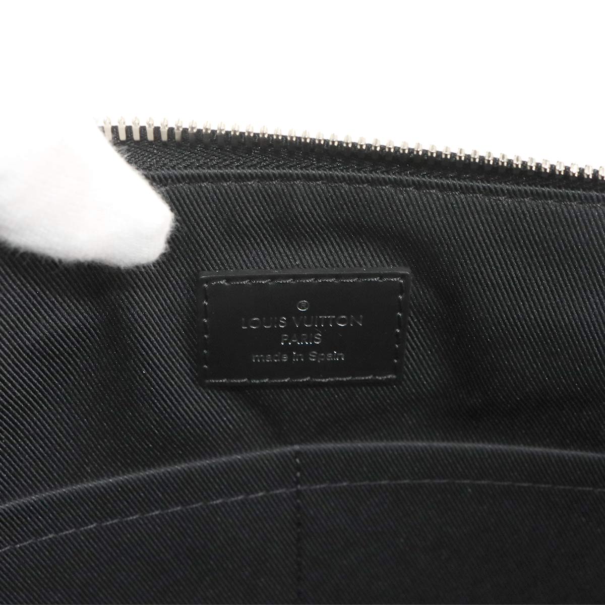 Damier Graphite Mick PM NM Shoulder Bag Black Grey N40003