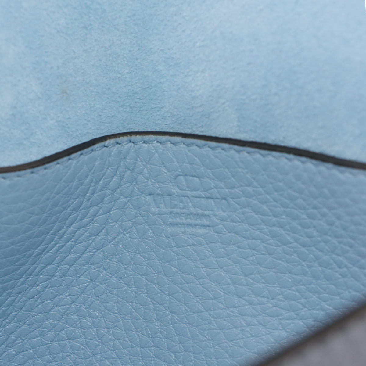 Rockstuds Small Shoulder Bag Leather Blue Purse