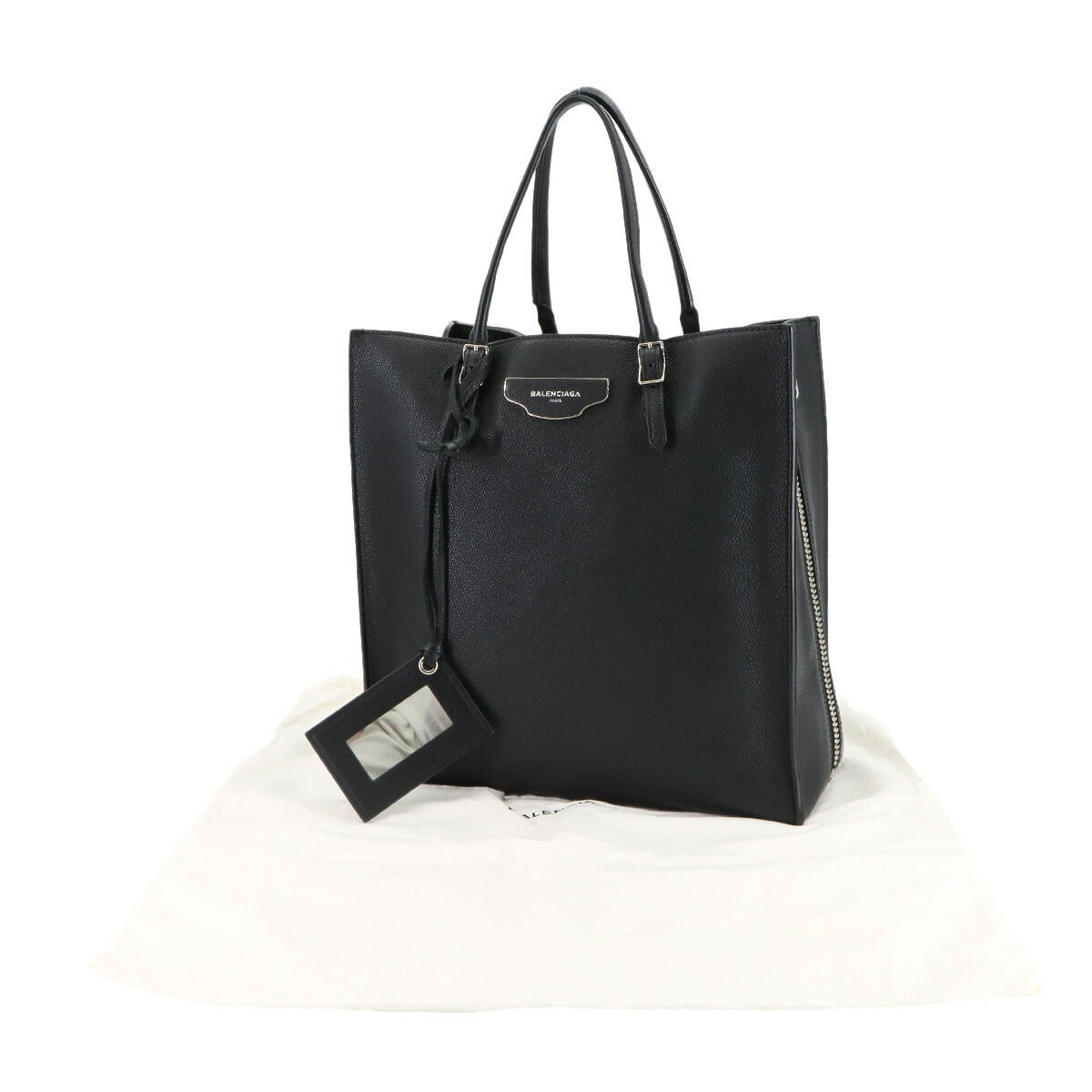 The Papier Tote Bag Leather Black 420212 Purse