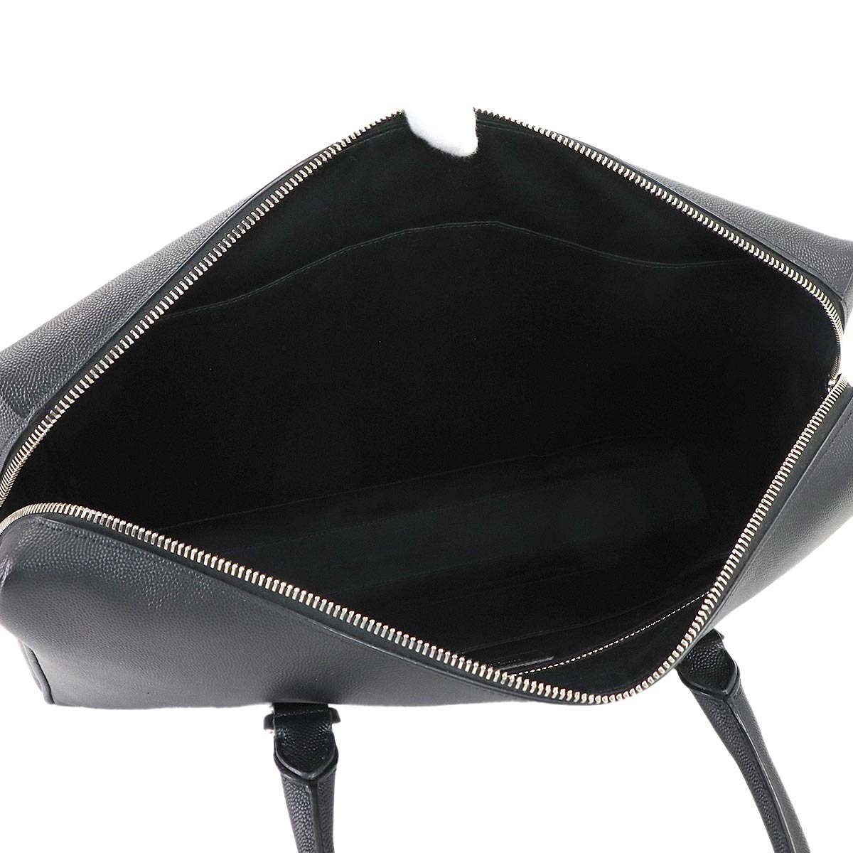 Duffle Briefcase Business Bag Leather Black 625449