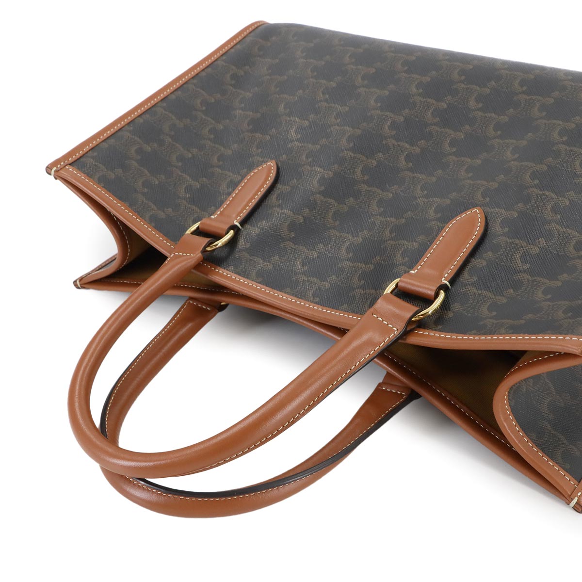 Triomphe Mini Horizontal Cabas Tote Shoulder Bag 199742BZJ