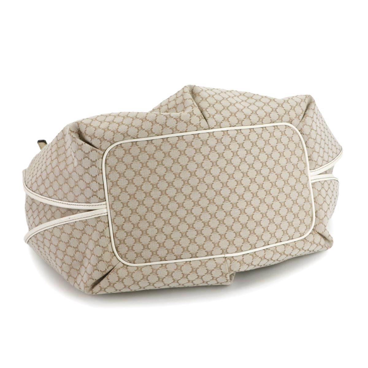 Bittersweet Tote Bag Canvas Leather Beige Purse
