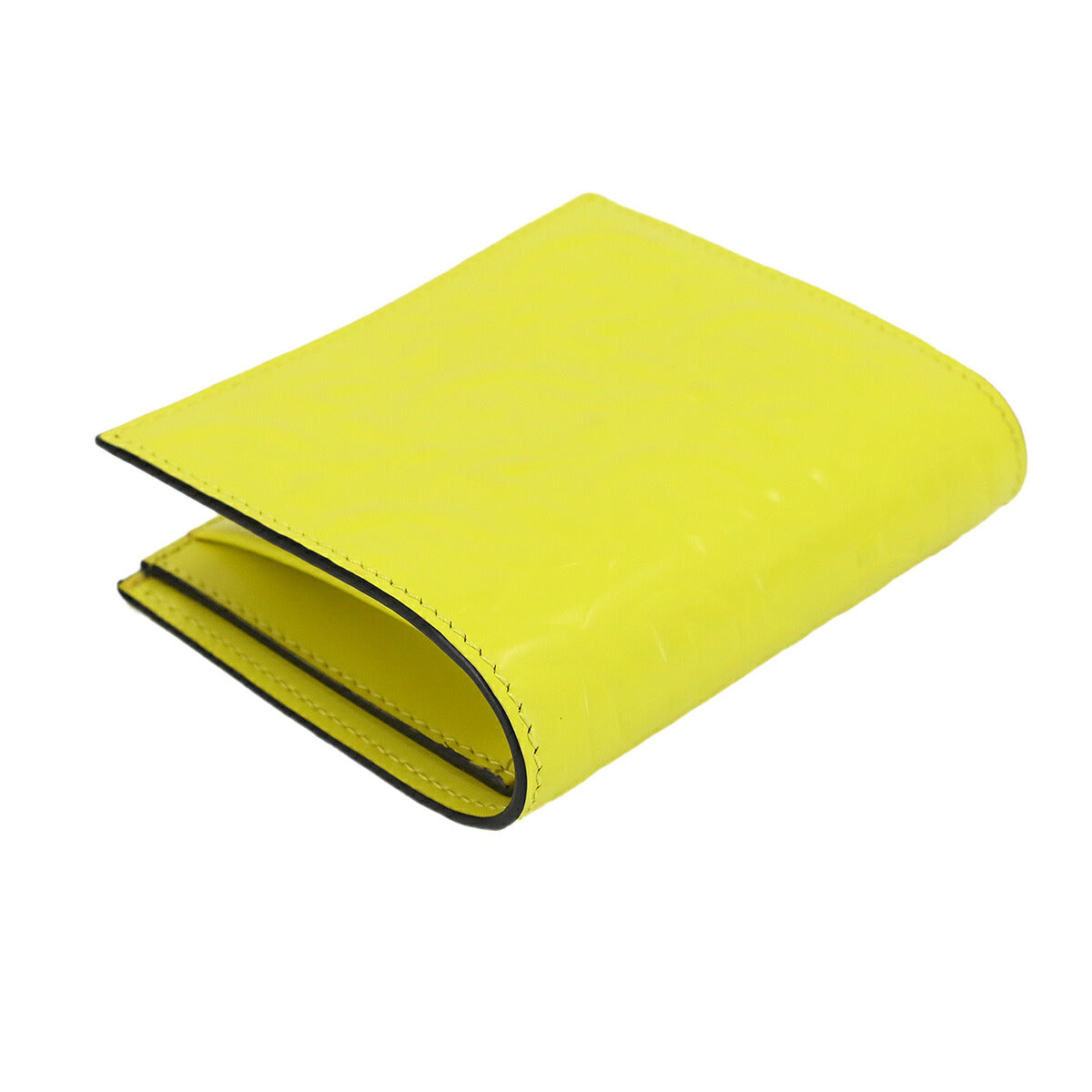 Gancini Compact Wallet Leather Yellow