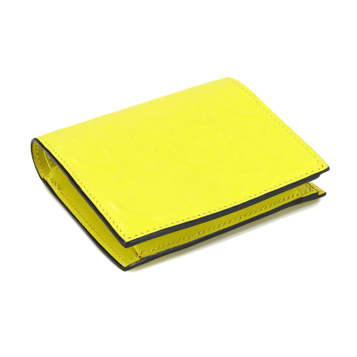 Gancini Compact Wallet Leather Yellow