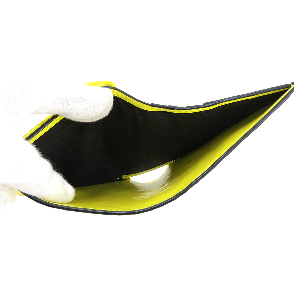 Gancini Compact Wallet Leather Yellow