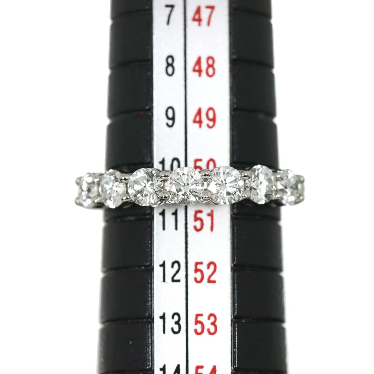 Forever Half Diamond Ring Platinum size5.25(US)