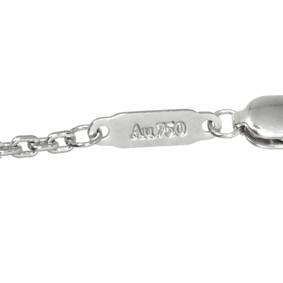 Lock Small Necklace 18K White Gold 750