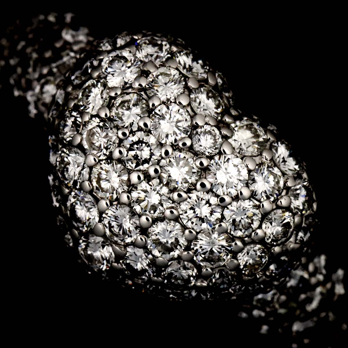 Diamond 1.50ct Ring 18K WG 750 Size5.5-5.75(US)