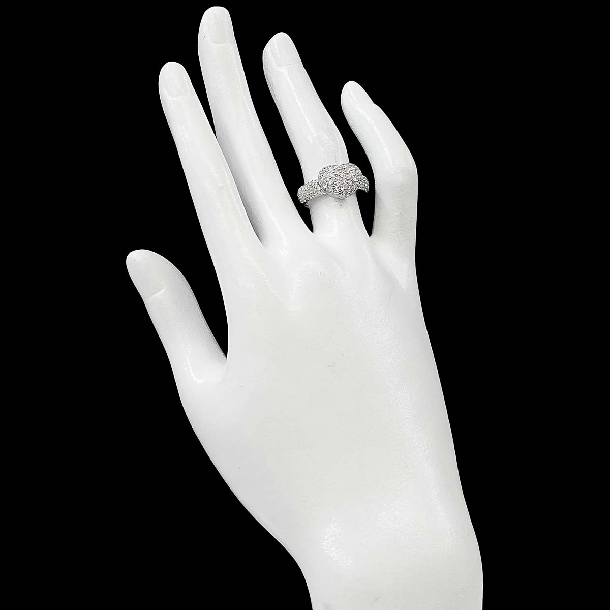 Diamond 1.50ct Ring 18K WG 750 Size5.5-5.75(US)