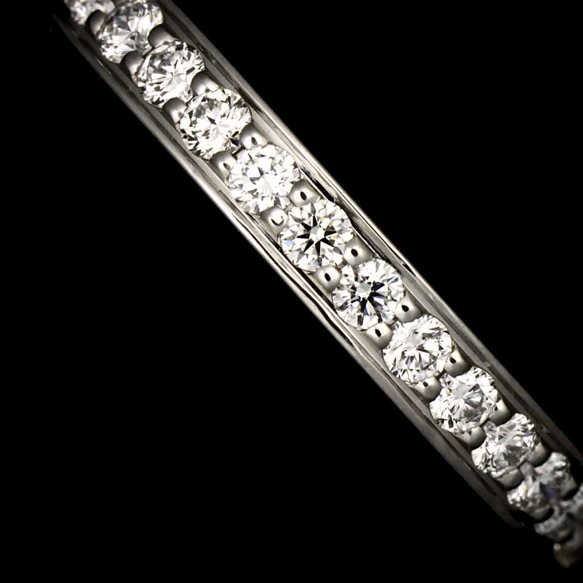 1895 Half Diamond Ring Pt size49 4.75-5(US)