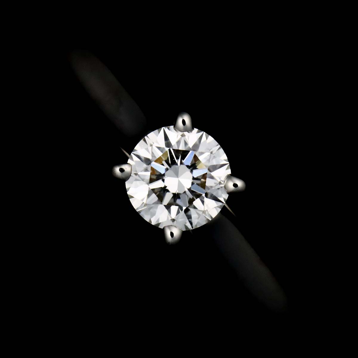 Diamond 0.30ct G/VVS2/3EX Ring Pt Platinum size47 4(US)
