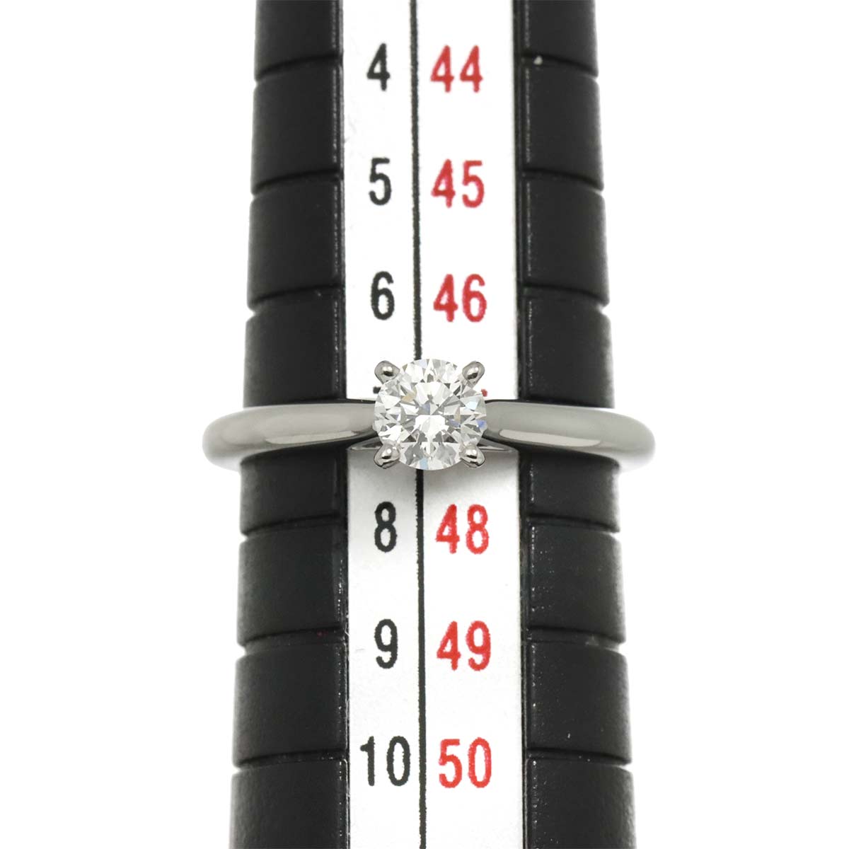 Diamond 0.30ct G/VVS2/3EX Ring Pt Platinum size47 4(US)