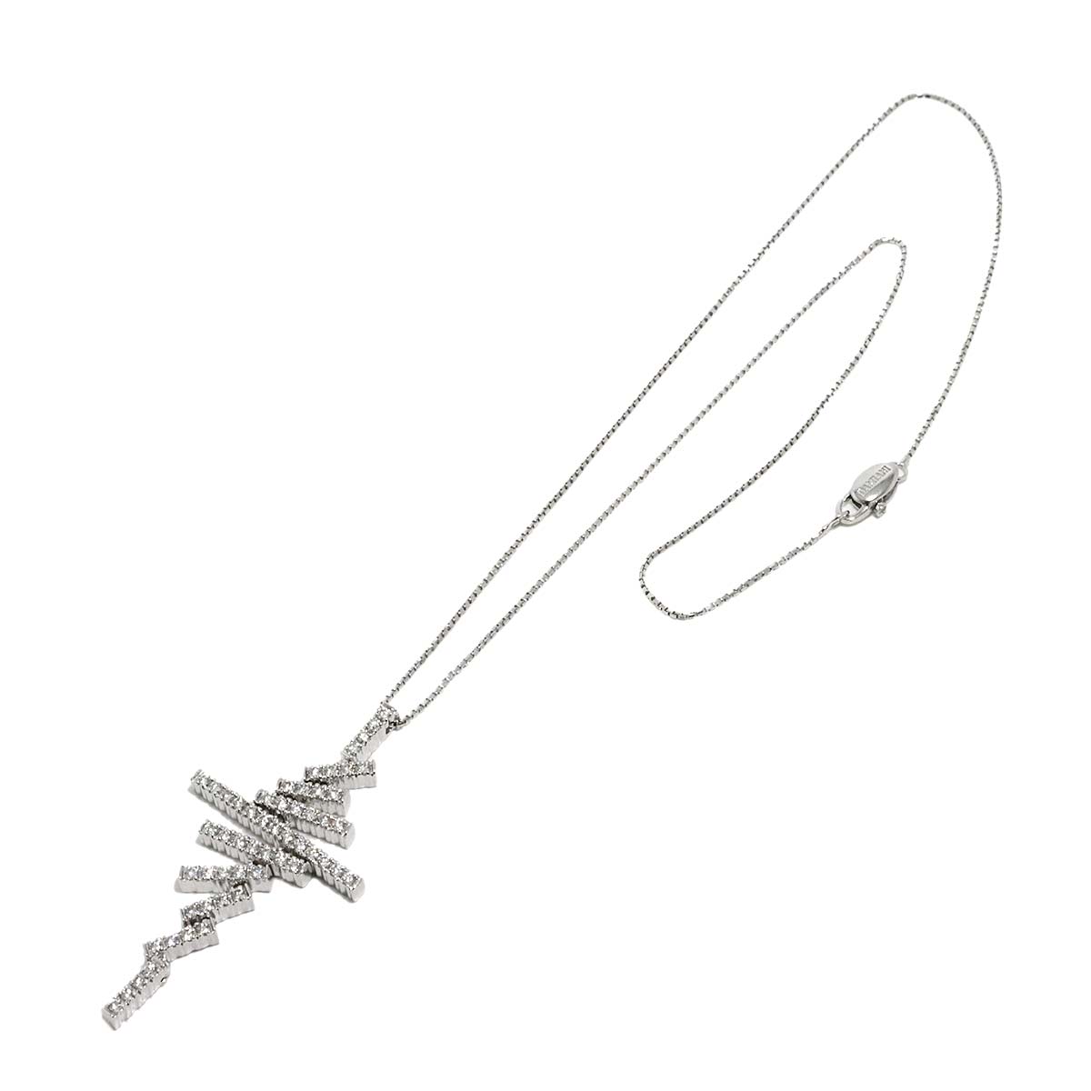 Diamond Necklace 18K WG 750