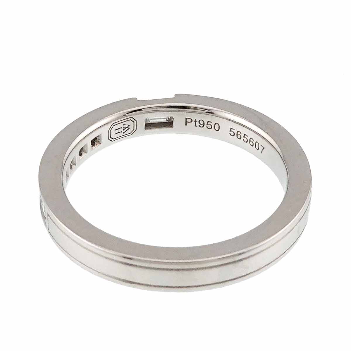 Traffic Diamond Ring Pt Platinum size5.25(US)