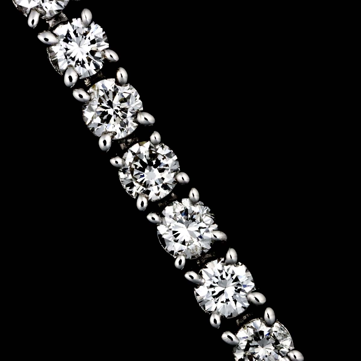 Diamond 3.28ct Bracelet 14K White Gold 585