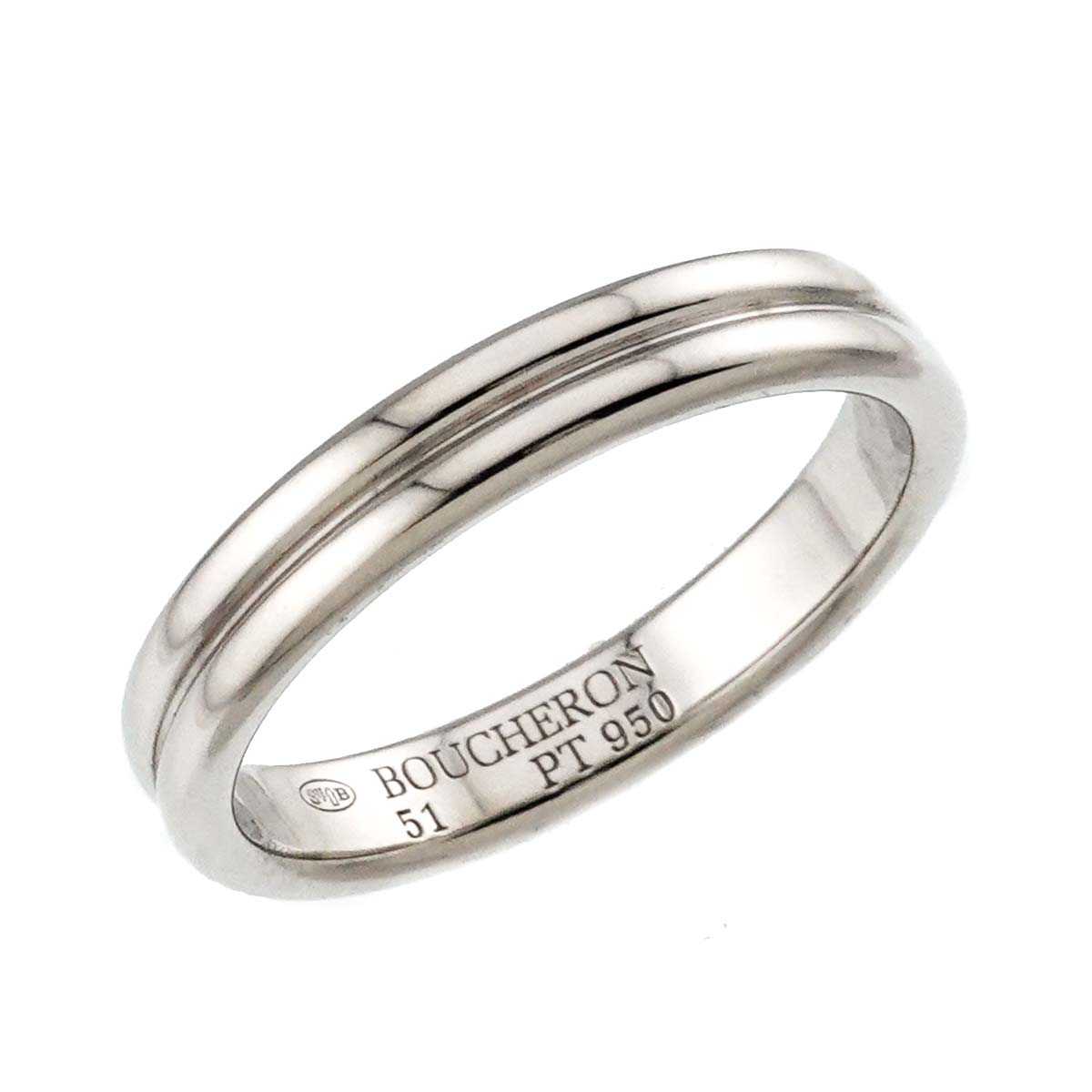 Godron Ring Pt Platinum Size51 5.25-5.5(US)