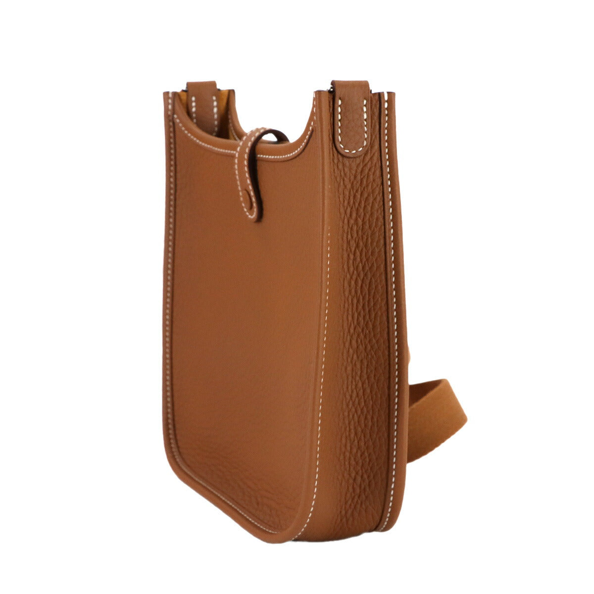 Evelyne Amazon TPM Shoulder Bag Taurillon Clemence Gold Purse