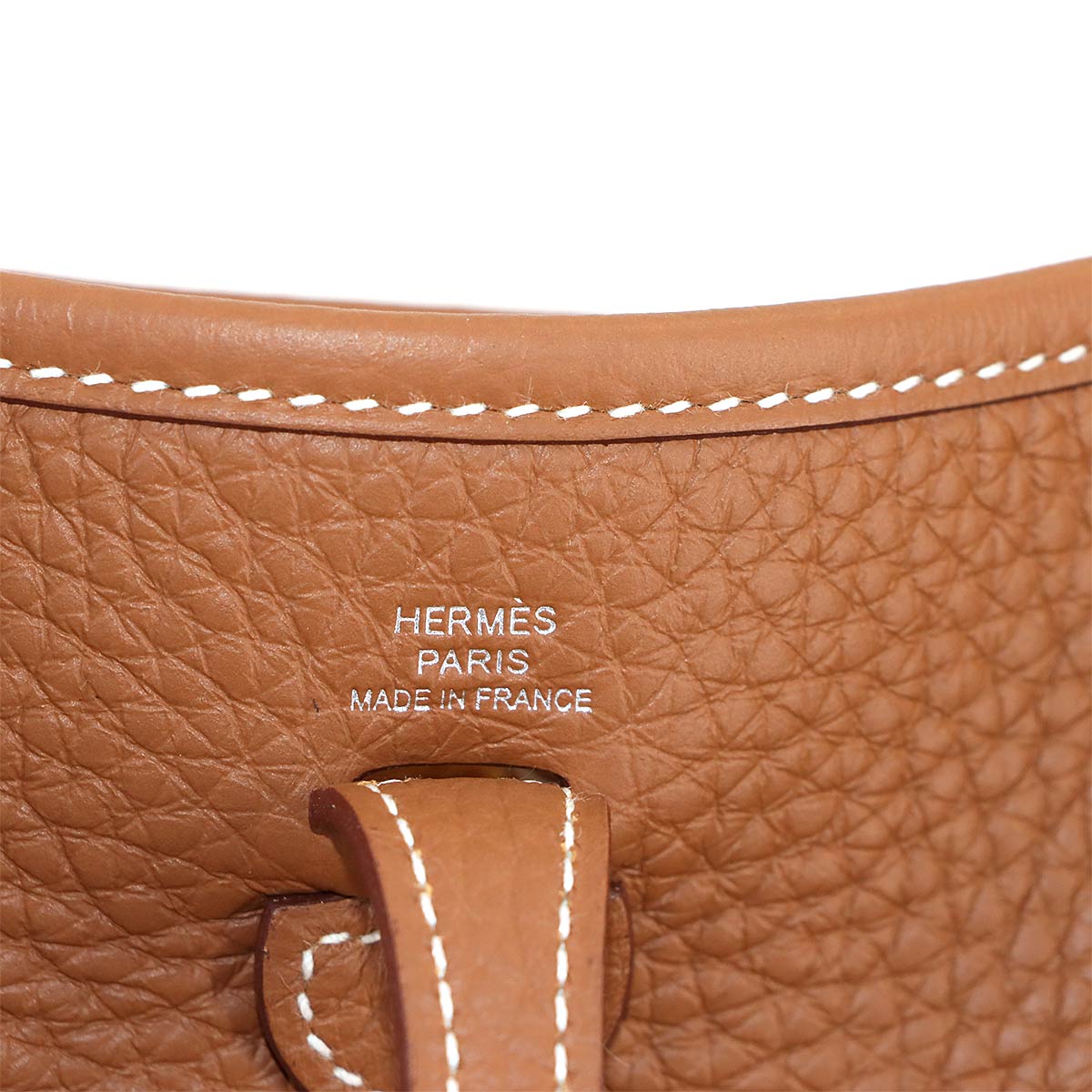 Evelyne Amazon TPM Shoulder Bag Taurillon Clemence Gold Purse