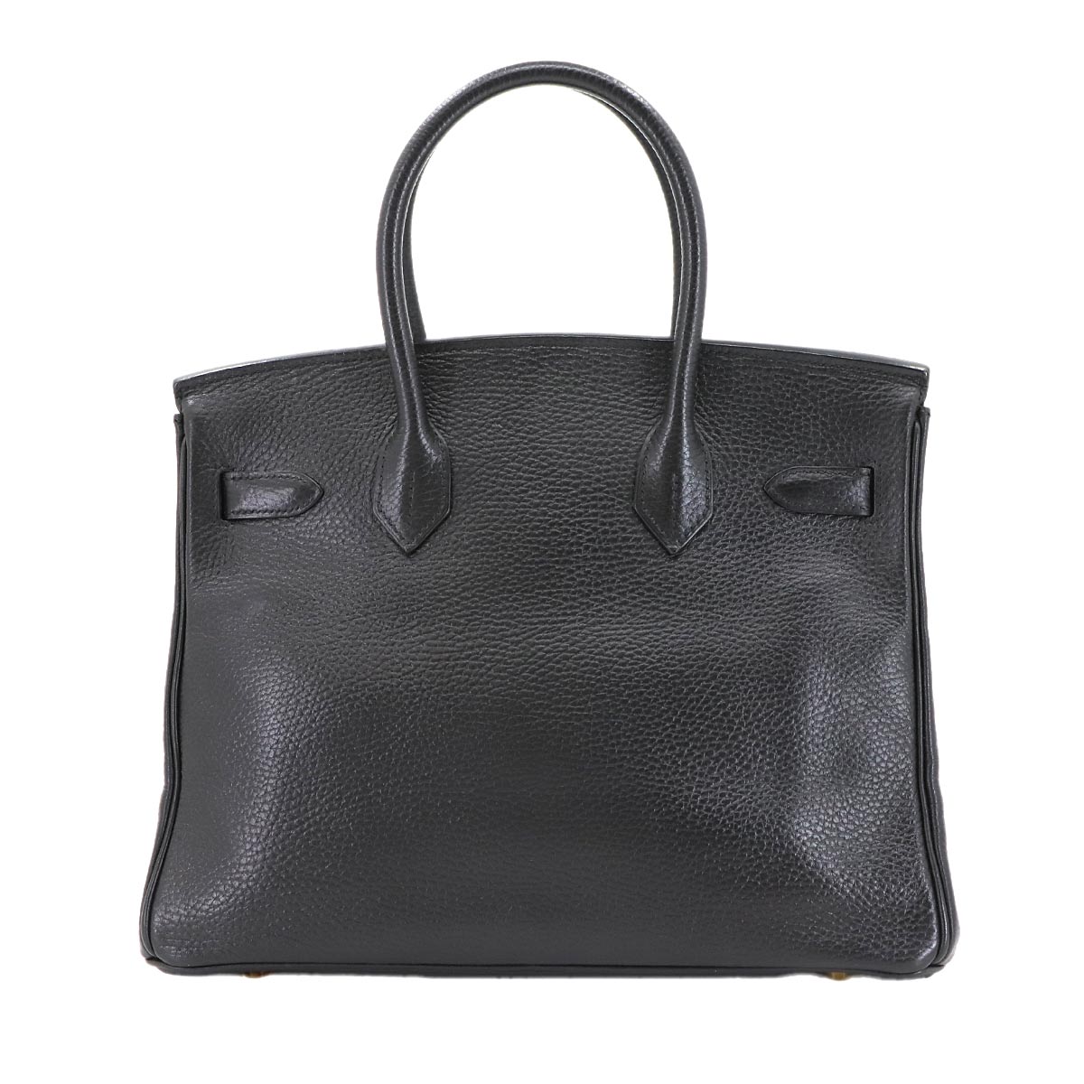 Birkin 30 Ardennes Black Hand Bag Purse