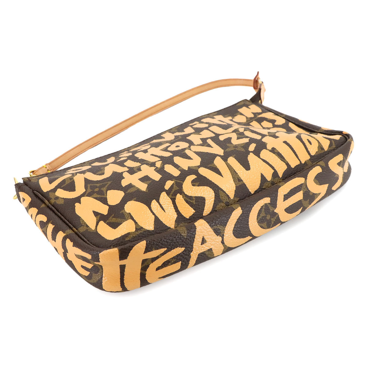 Monogram Graffiti Pochette Accessoires Pouch Peach M92193