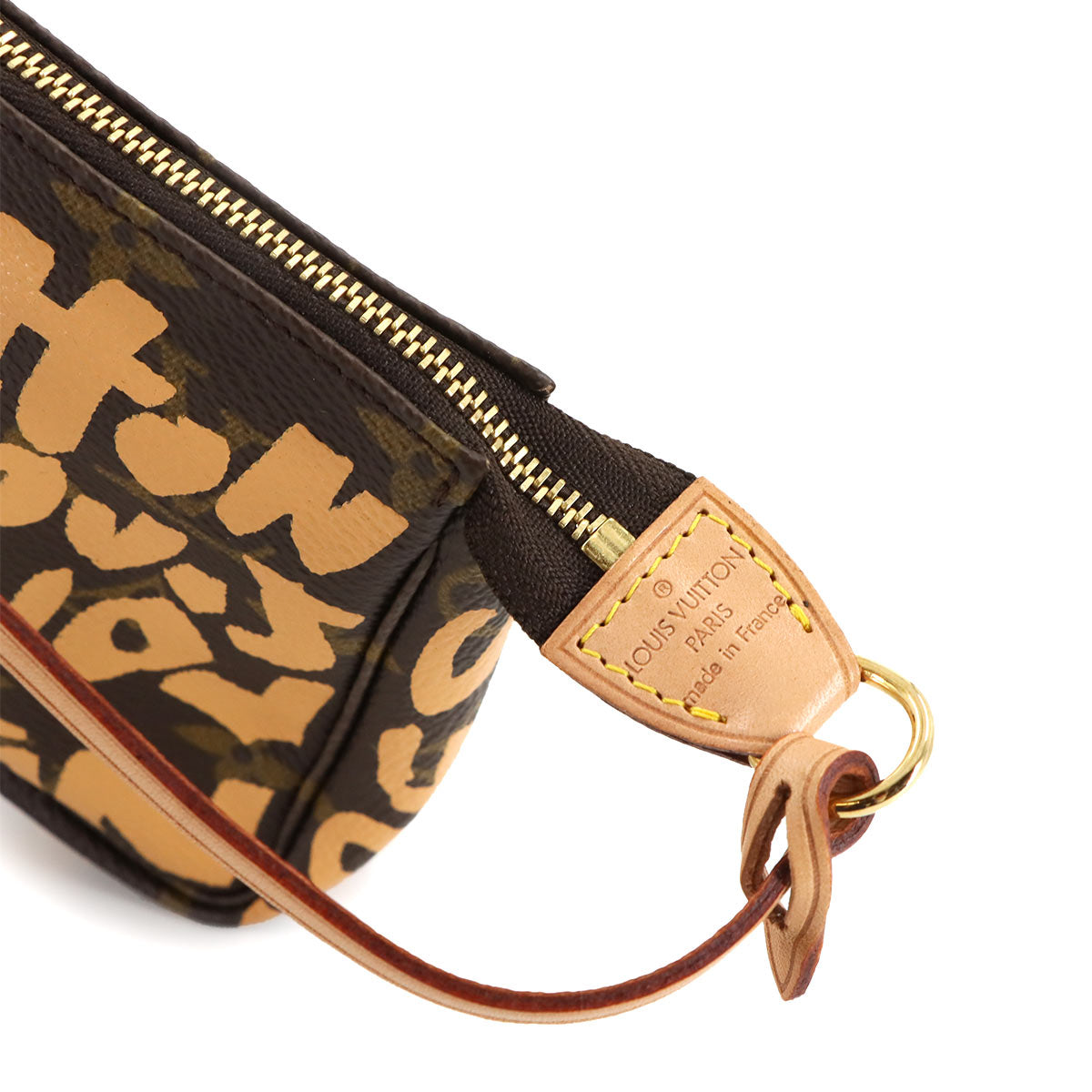 Monogram Graffiti Pochette Accessoires Pouch Peach M92193
