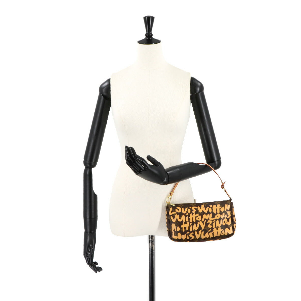 Monogram Graffiti Pochette Accessoires Pouch Peach M92193