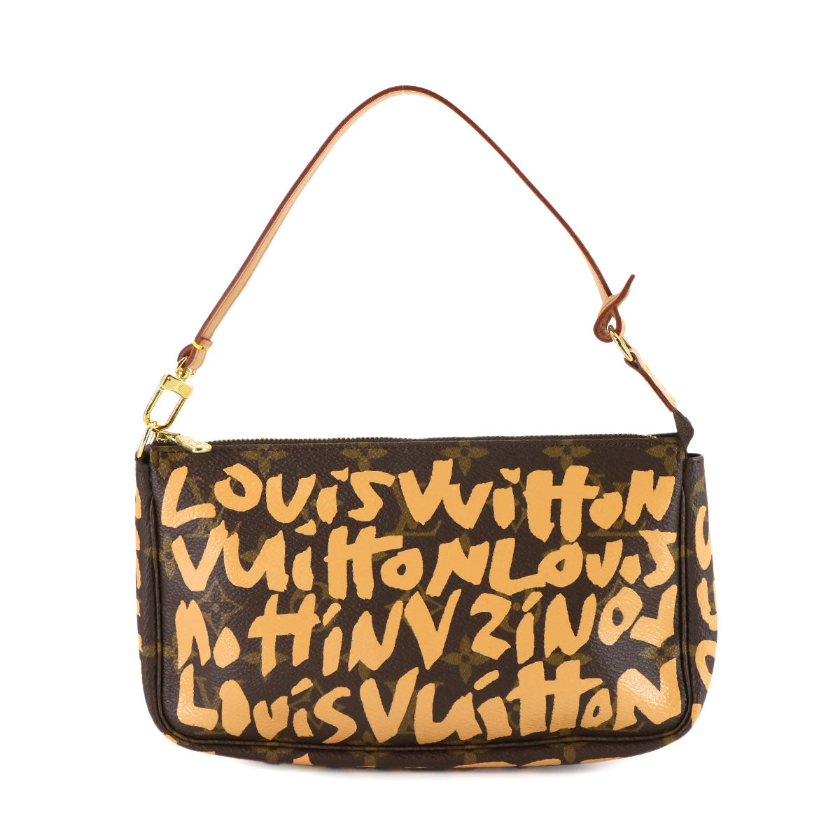 Monogram Graffiti Pochette Accessoires Pouch Peach M92193