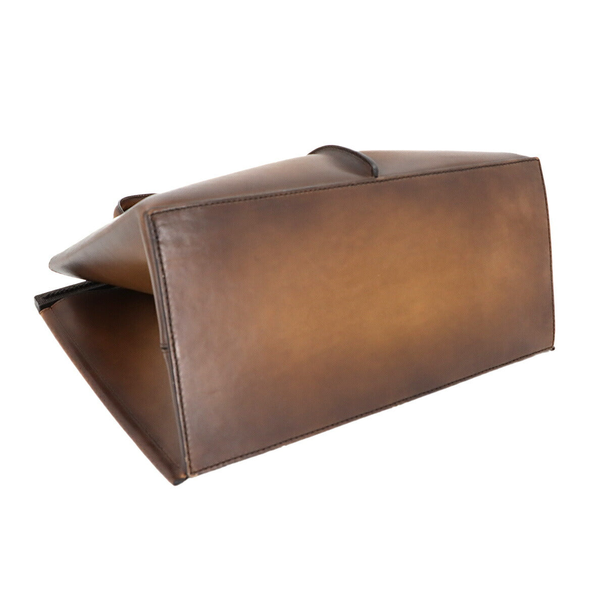 Luti 38 Tote Shoulder Bag Venezia Leather Brown Purse