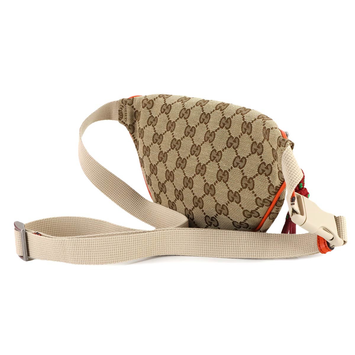 THE NORTH FACE Crossbody Bag GG Canvas Leather Beige 650299