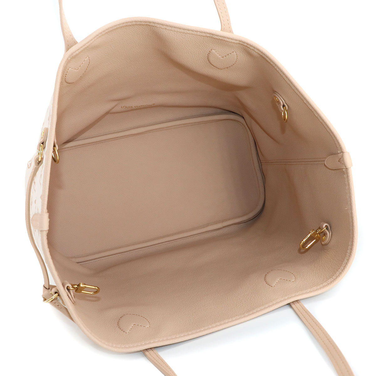 Neverfull Inside Out MM Tote Bag Monogram Dune M25665