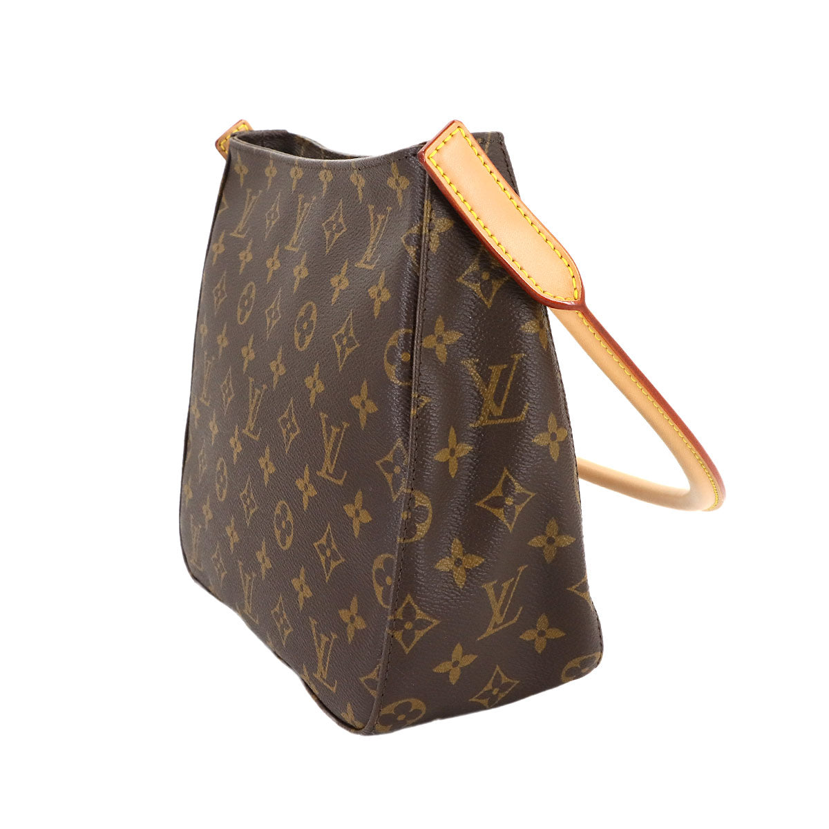 Monogram Looping MM Shoulder Bag Brown M51146 Purse