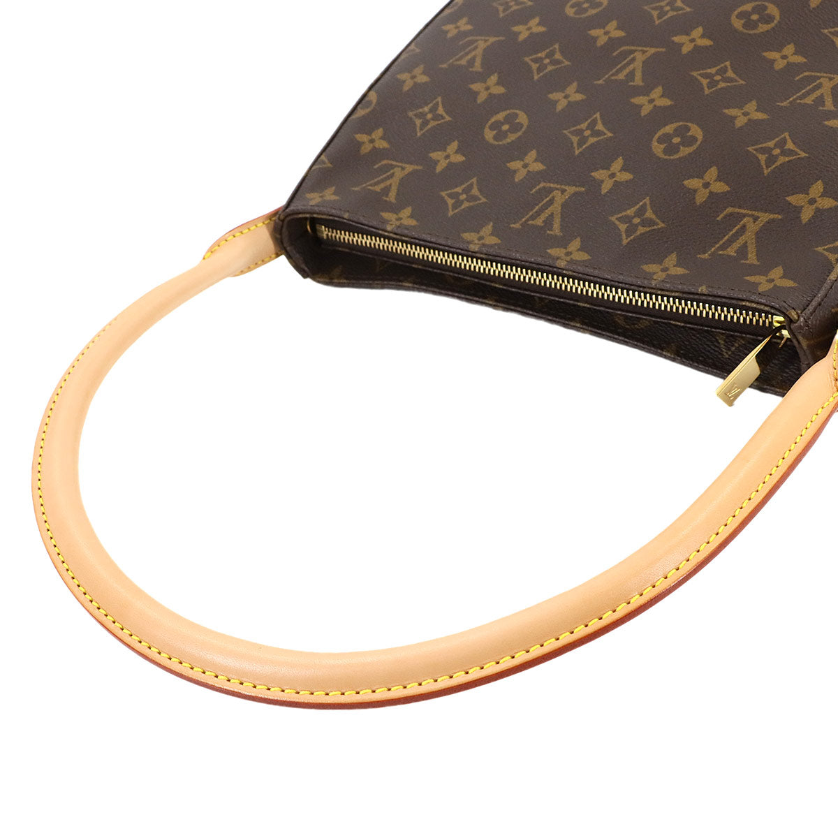 Monogram Looping MM Shoulder Bag Brown M51146 Purse