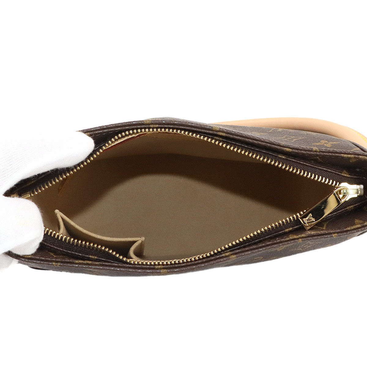 Monogram Looping MM Shoulder Bag Brown M51146 Purse