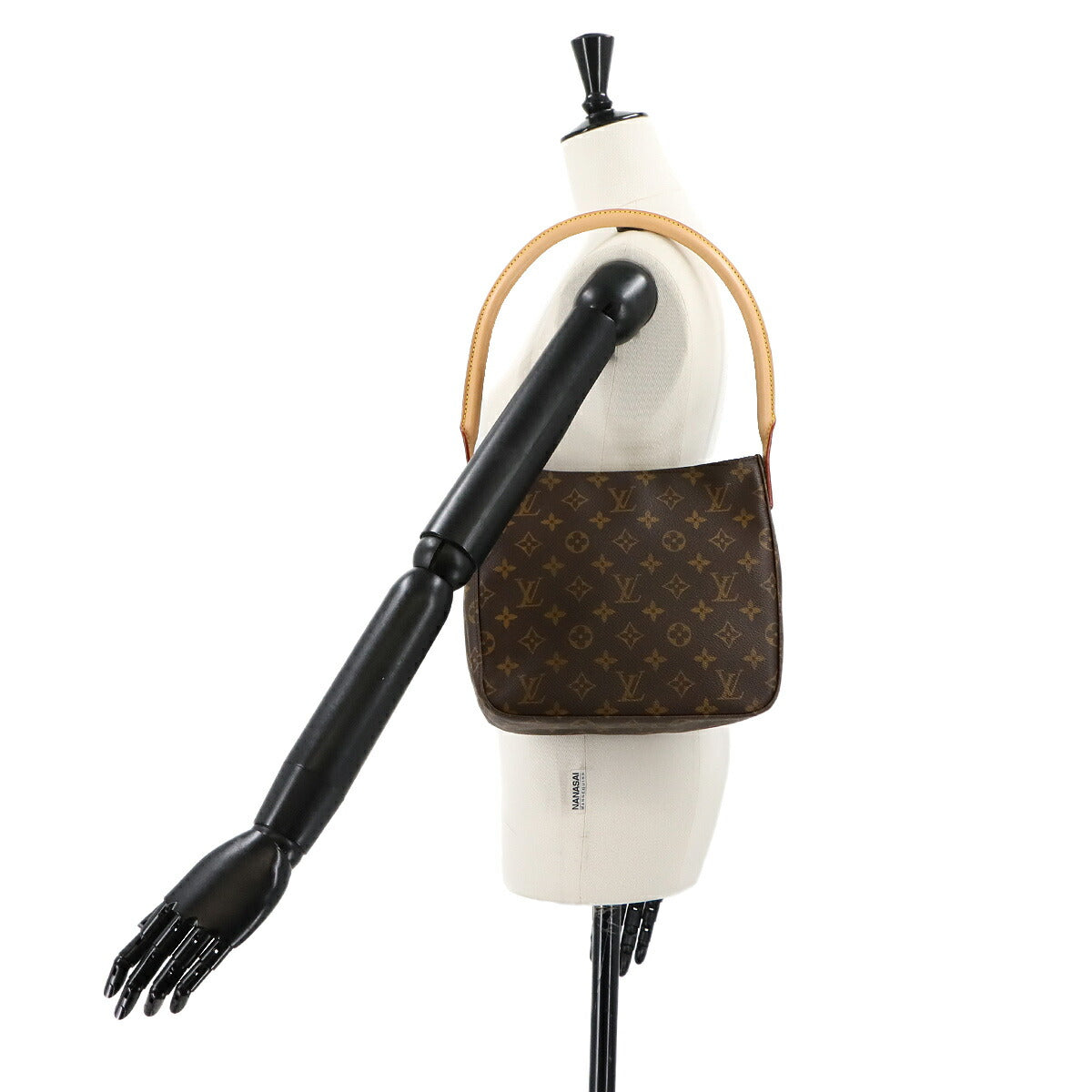 Monogram Looping MM Shoulder Bag Brown M51146 Purse