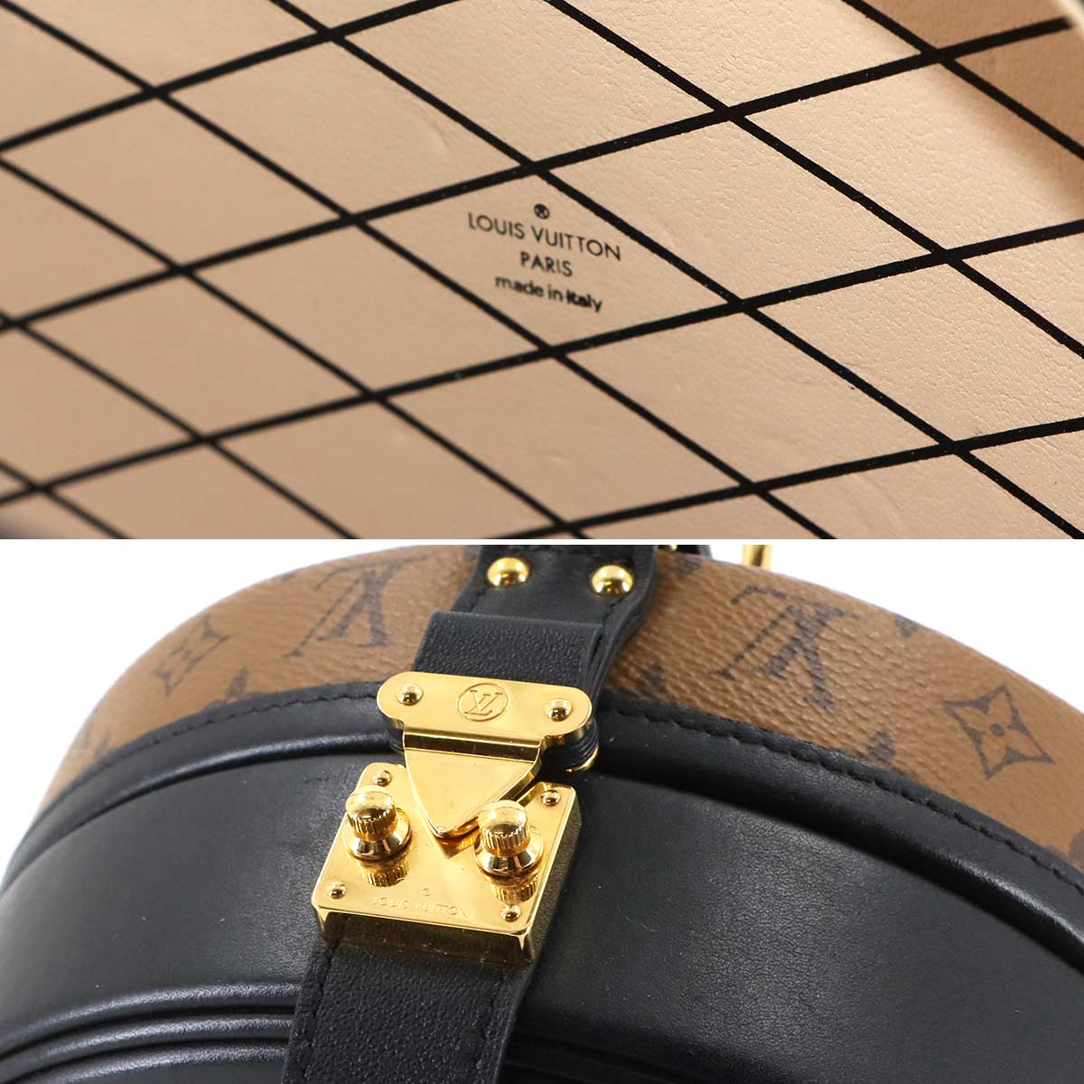 Monogram Reverse Petite Boite Chapeau 2way Hand Bag