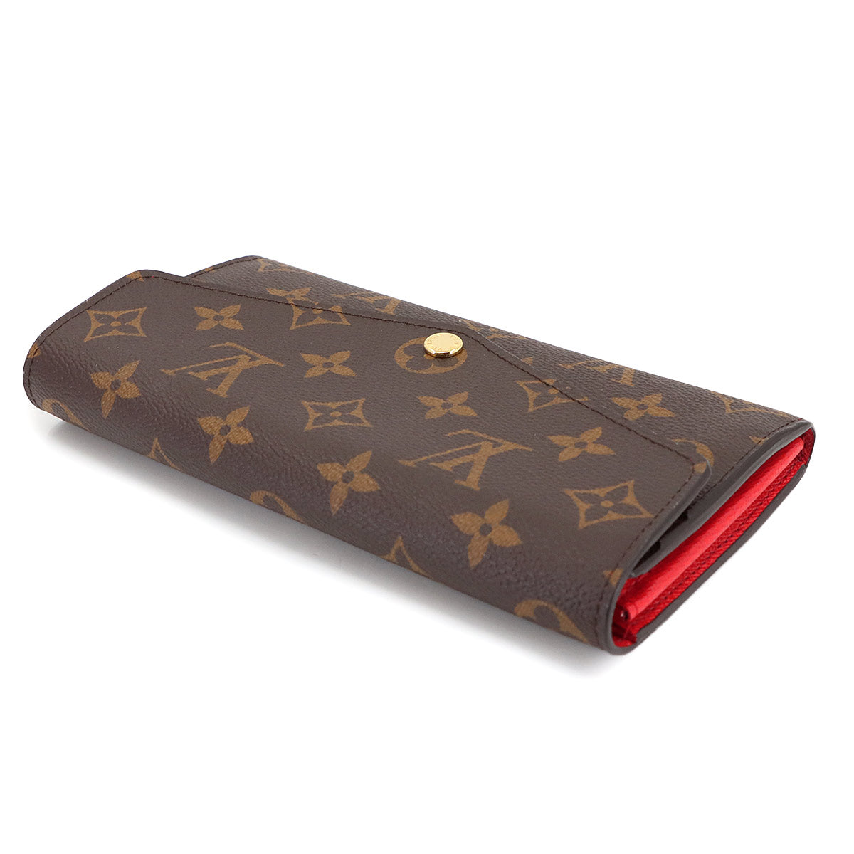 Monogram Sarah Wallet Brown Poppy Coquelicot M62236
