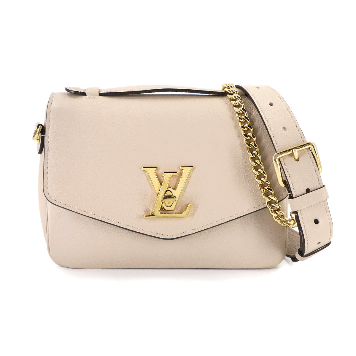 Oxford Hand Shoulder Bag Leather Greige M22792