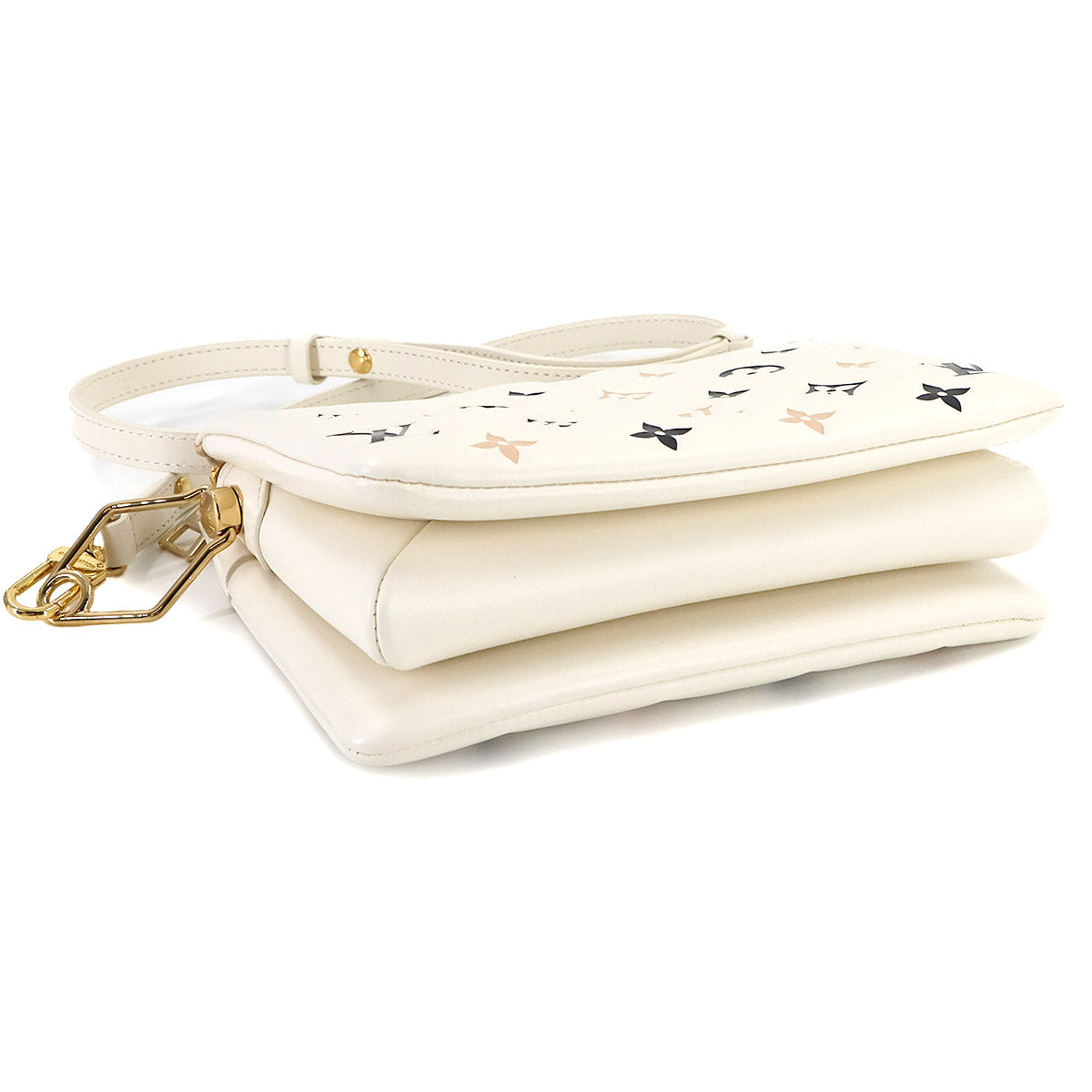By the Pool Coussin BB Shoulder Bag Leather Beige M22954