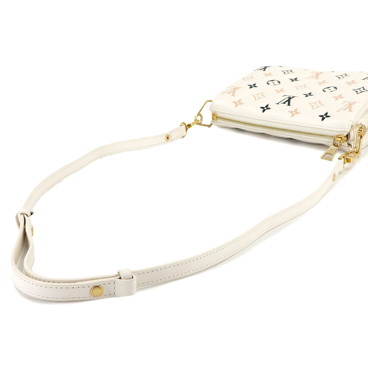 By the Pool Coussin BB Shoulder Bag Leather Beige M22954