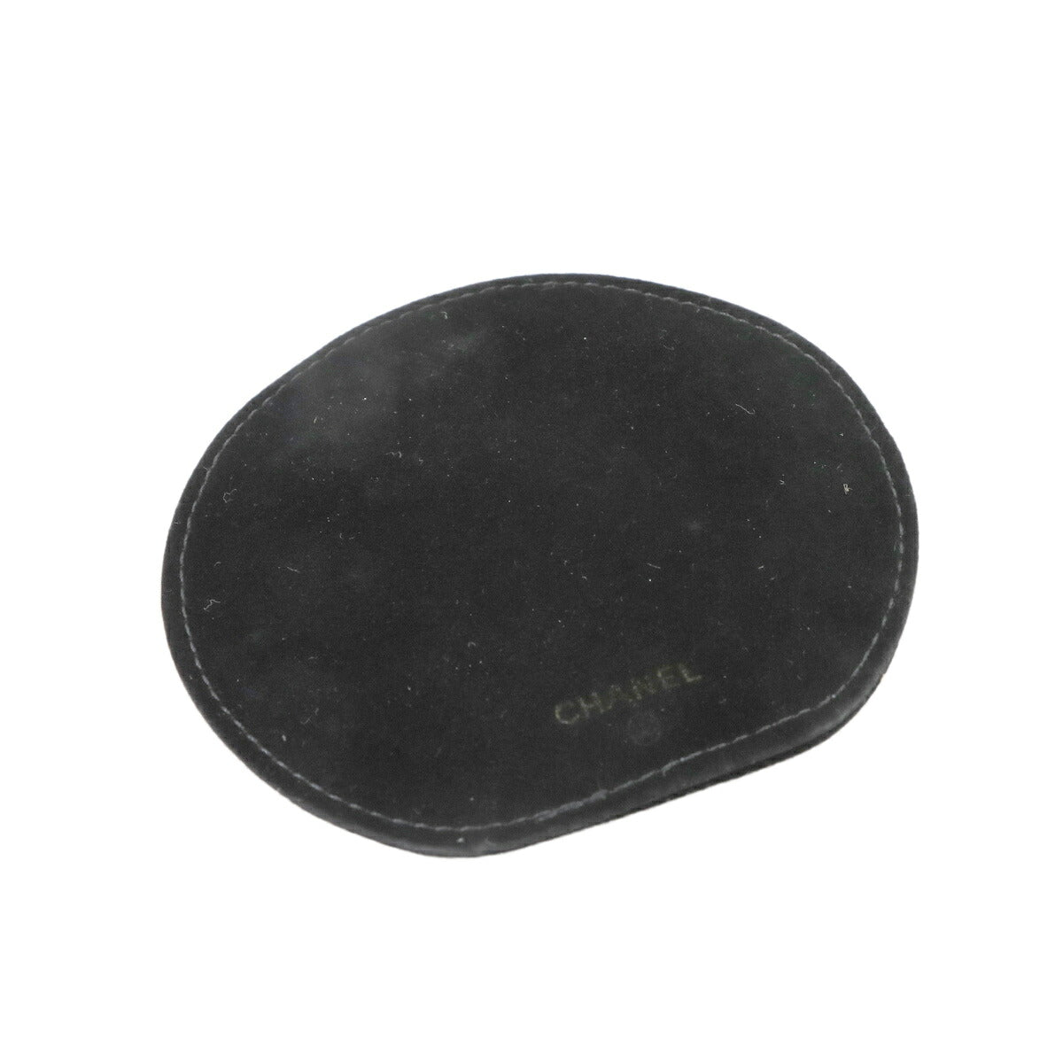 Coco Logos Jewelry Box Pouch Case Leather Red