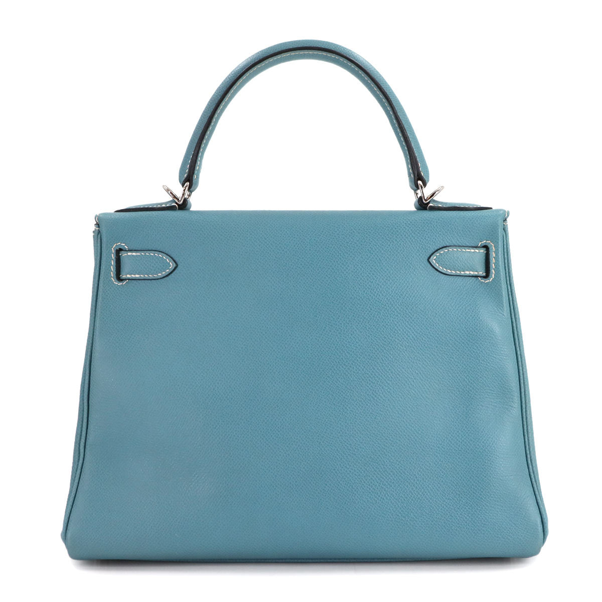 Kelly 28 Veau Epsom Blue Jean 2way Hand Shoulder Bag Purse