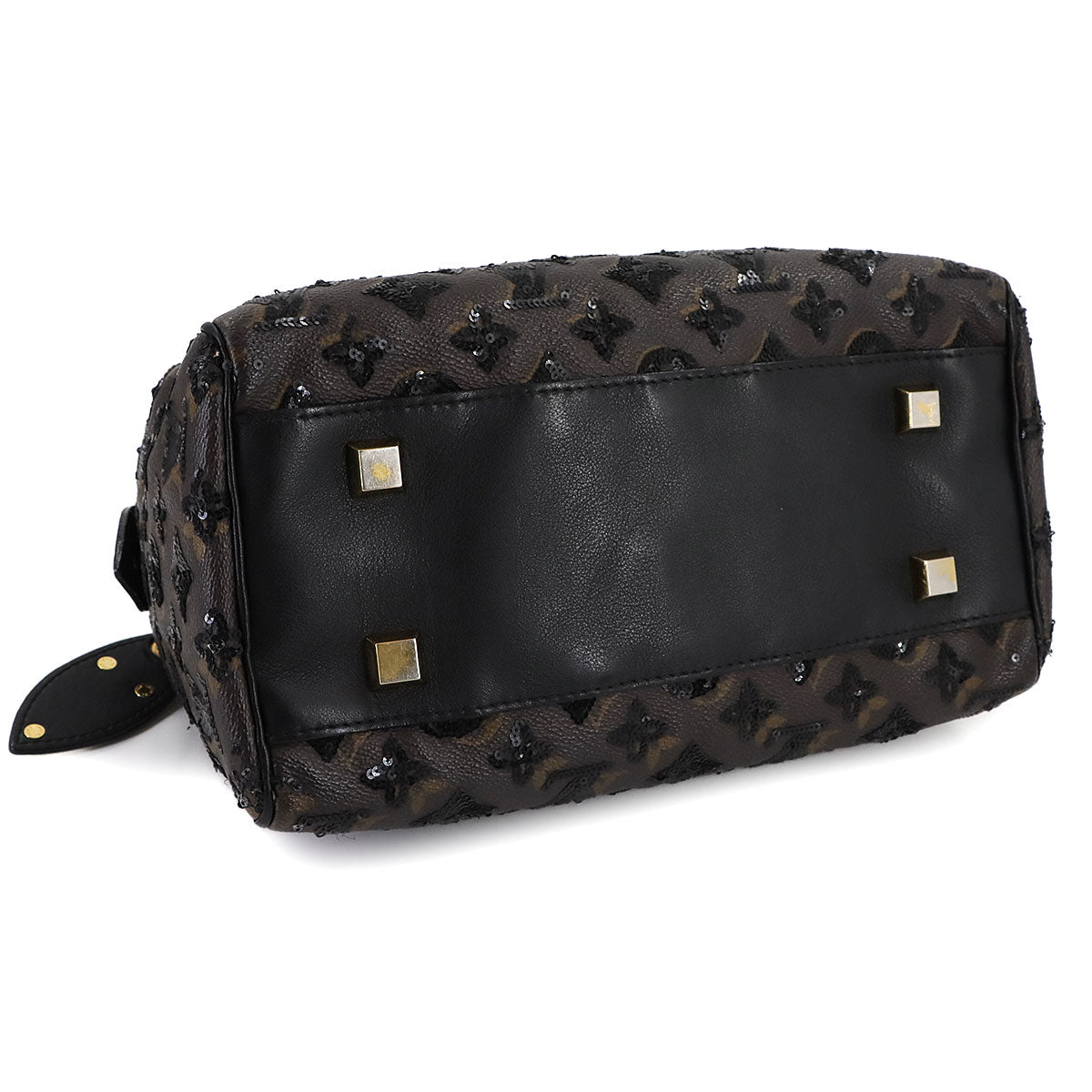 Monogram Eclipse Speedy 30 Hand Bag Brown Black M40243