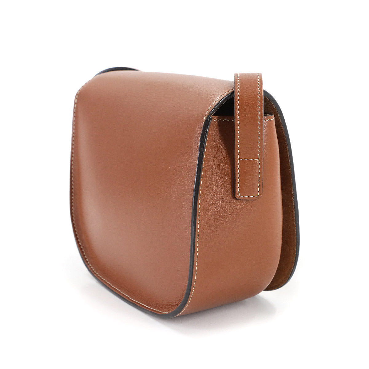 Folco Cuir Triomphe Bag Shoulder Leather Tan 198263DU3 Purse