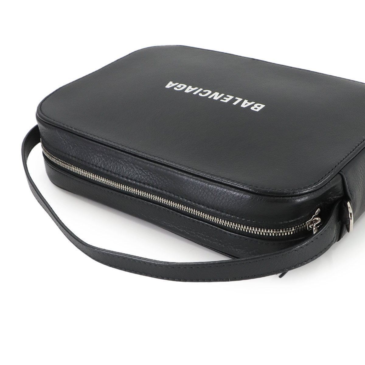 EVERYDAY Camera Small Shoulder Bag Leather Black 608654