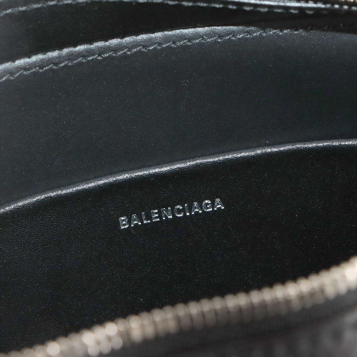 EVERYDAY Camera Small Shoulder Bag Leather Black 608654