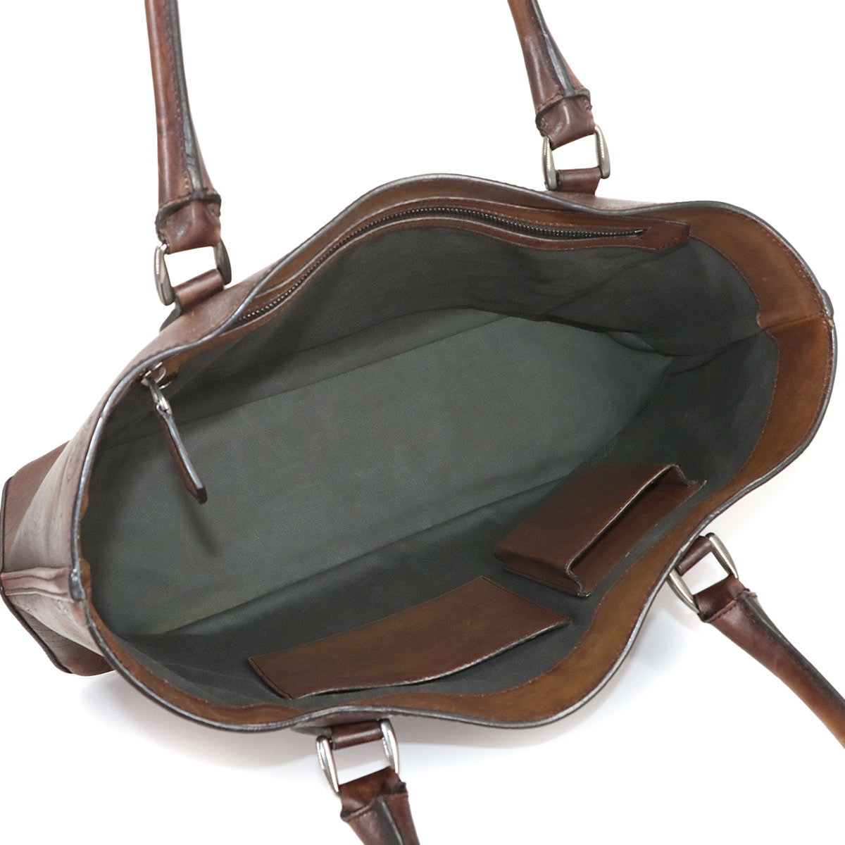 Calligraphy Toujours Tote Bag Venezia Leather Brown Purse